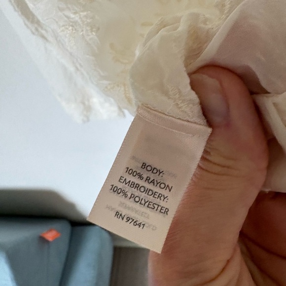 J. Jill Romantic Floral Eyelet Embroidered Tunic Top - Picture 9 of 10